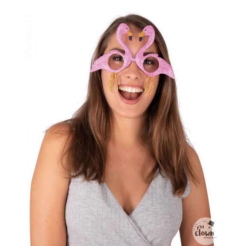 Lunettes De Soleil Flamant Rose Fantaisie - Accessoire Carnaval, Fête, Anniversaire, Pour Enfants Et Adultes - 6
