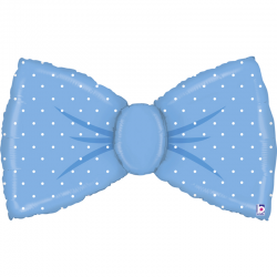 Ballon Blue Bowtie 107cm