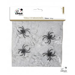 Toile d'araignée blanche...