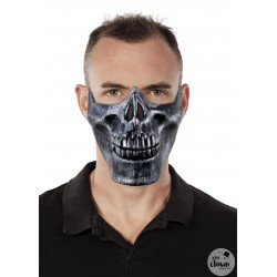 Demi masque tête de mort...