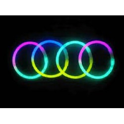 Tube de 100 bracelets FLUO...
