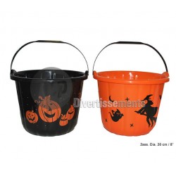 seau citrouille à bonbons...