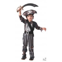 Costume pirate squelette -...