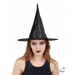 Chapeau sorcière - noir -...