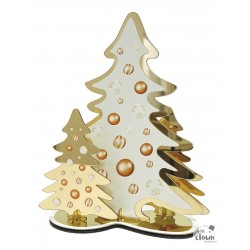 Déco Noël effet miroir -...