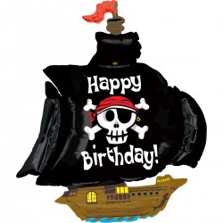 Ballon Pirate Ship Birthday...