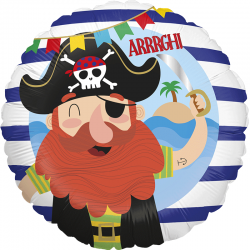 Ballon 45.72cm Funny Pirate
