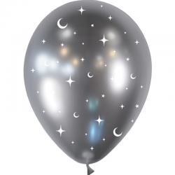 8 Ballons Latex 30cm Lune &...