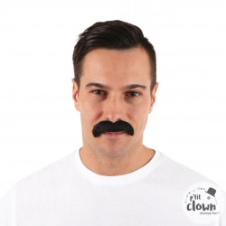 Moustache années 1960 - noir