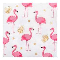 SERVIETTES FLAMANT ROSE (12...