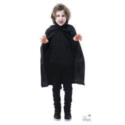 Cape avec col - noir - 75cm