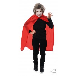 Cape avec col - rouge - 75cm