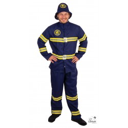 Costume pompier - adulte -...