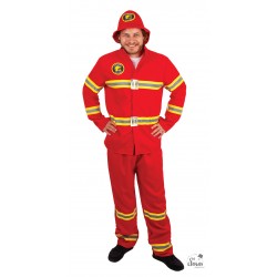 Costume pompier - adulte -...