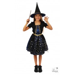 Costume sorcière étoilée...