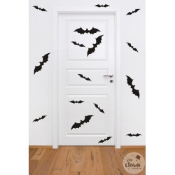 Sticker 3D chauve-souris -...