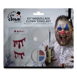 Kit maquillage clown sanglant