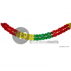 guirlande plastique ROUGE...