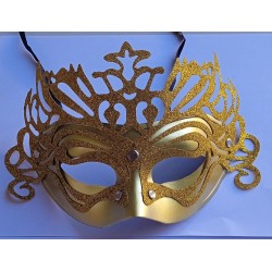 Masque venise pailleté or...