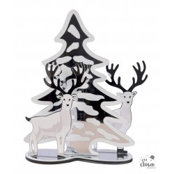 Déco Noël effet miroir -...