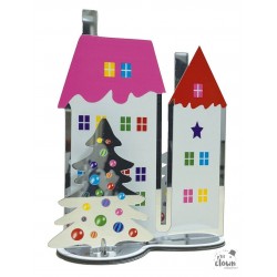 Déco Noël effet miroir -...