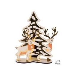 Déco Noël effet miroir -...