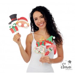 Photobooth Noël - lot de 9...