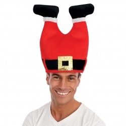 Chapeau jambes de Père Noël