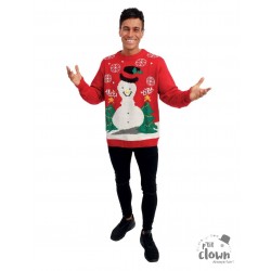 Pull de Noël bonhomme de...
