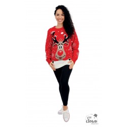 Pull de Noël renne -...
