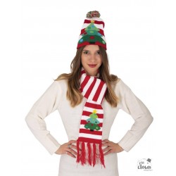 Bonnet et écharpe de Noël...
