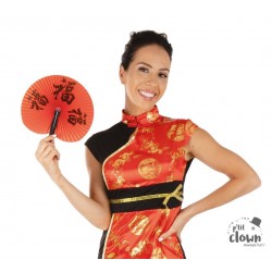Éventail signes chinois -...