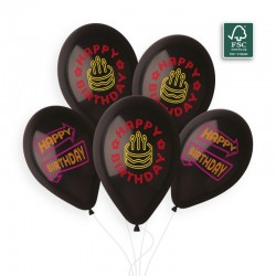 Ballon GEMAR noir happy...