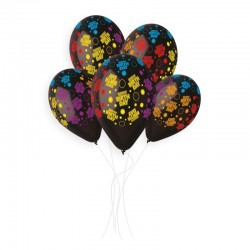 Ballon GEMAR noir bubbles...