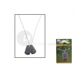 collier métallique double...