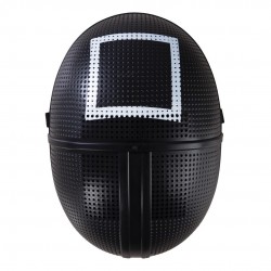 Masque noir carré squid game