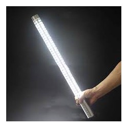 Baton argenté led torche...