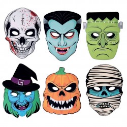Masque Halloween en carton...