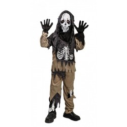 Costume squelette zombie -...