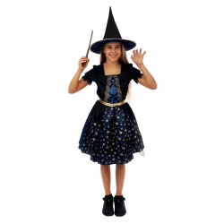 Costume sorcière étoilée...
