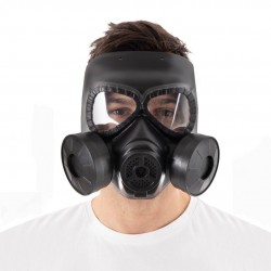 Masque à gaz - adulte - noir