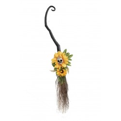 Balai fleuri - à suspendre...