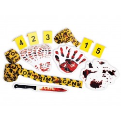 Accessoires scène de crime...