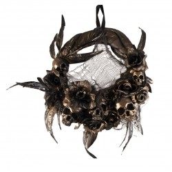 Couronne de porte - fleurs...