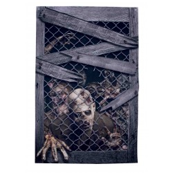 Décor de fenêtre - zombie