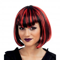 Perruque vampiresse - noir...