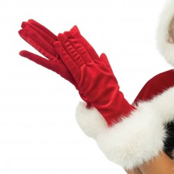 Paire de gants Noël luxe -...