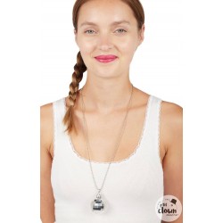 Collier boules à facettes...