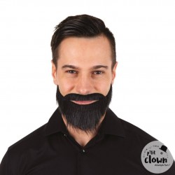 Moustache et barbe - noir