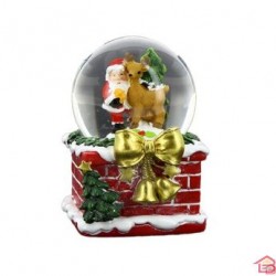 BOULE A NEIGE CHEMINEE...